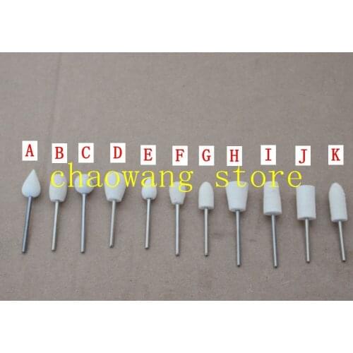 Rotary Tools&Accessories Wool Felt Polishing Special Felt Buffer Wheel 12pcs/bag