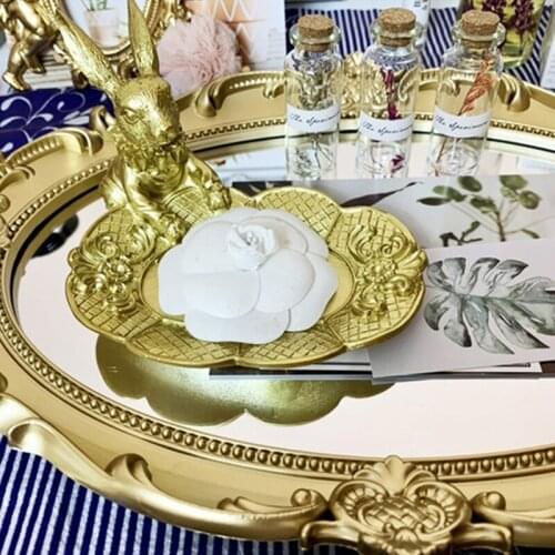 Cute Annimal Sculpture Statue Handcrafted Resin Art Sculpture Figurines Decor Jewelry Container Storage Box for Creative N2UE