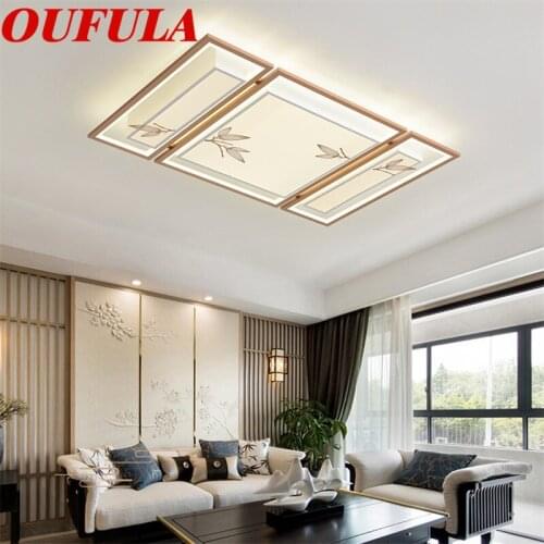 BRIGHT Bamboo Leaves Ceiling Light Contemporary Home Suitable For Living Room Dining Room Bedroom
