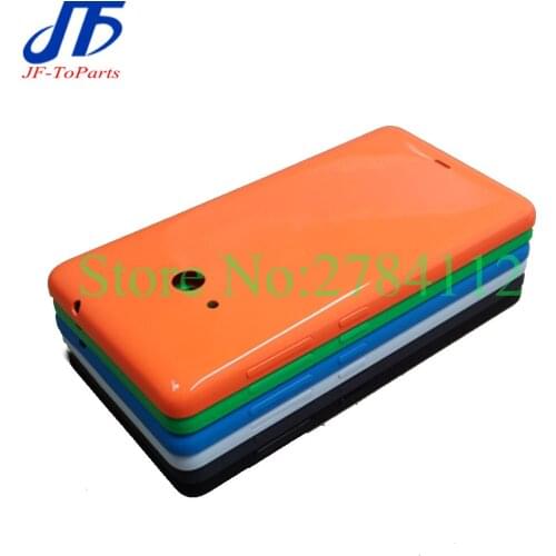 10Pcs Back Glass Replacement For Nokia 535 for Microsoft For Lumia N535 Battery Cover Rear Door Housing Case