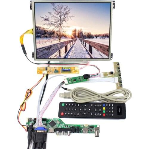 10.4inch 1024X768 IPS LCD Screen HT10X21-311 With Touch Panel and HD MI VGA AV USB RF LCD Controller Board