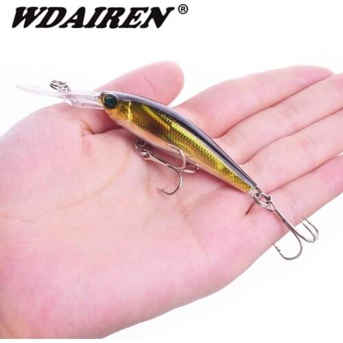 1pcs Minnow Fishing Lure 95mm 6.1g Hard Bait Fishing Wobbler Pesca Artificial Crankbaits Crank Baits Floating Fishing Lures