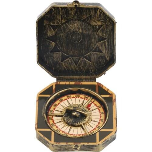 1 Pcs Pirate Toy Compass Nautical Compass Pirate Captain Costume Toy Halloween Cosplay Party Decoration Accessories