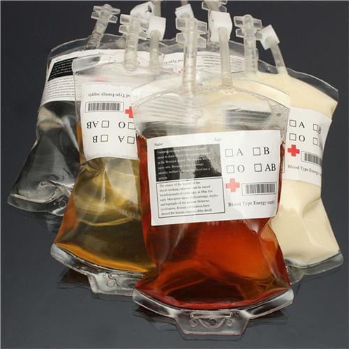 350Ml Simulation Transparent Drink Bag Blood Bag Vampire Theme Party Decoration Halloween Party Supplies