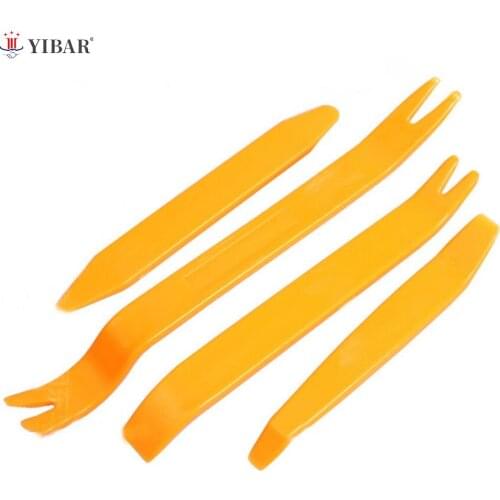 4Pcs Plastic Car Video Audio Radio Dismantle Tools Kit Remove Hand Tool Set