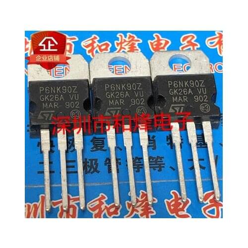 Free shipping 20PCS P6NK90Z STP6NK90Z TO-220 900V 5.8A