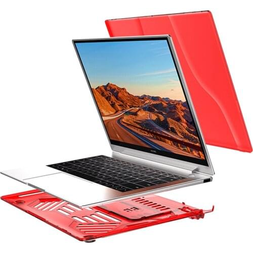 Laptop Case for Huawei Matebook X Pro 13.9 Inch 2019 2020 2021 Hard PC Cover with Active Kickstand & Heat Dissipation & Handle