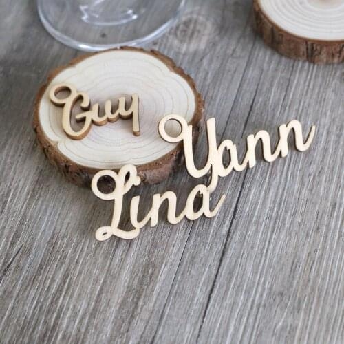 Wooden Wedding Place Name Keyring, Wedding Place Setting, Name Place Setting, Wedding Place Cards, Wood Wedding gifts for guests
