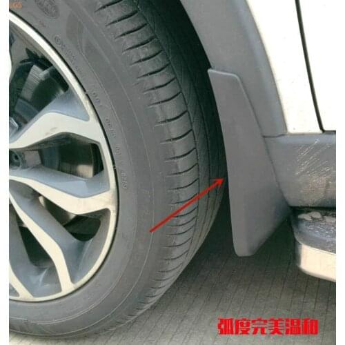 For MG ZS 2017-2019 High quality Soft plastic Car Fender Mud Guard Anti mud Protection Car styling