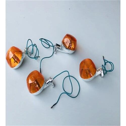 6V Motorcycle Indicators Flashers Blinker Amber Lamp Turn Signal For HONDA PASSPORT JH48cc C50 C65 C70 C90 JH70 JH 70 70cc