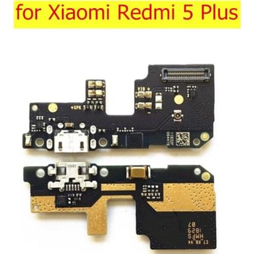 For Xiaomi Redmi 5 Plus USB Charger Port Dock Connector Flex Cable USB Charging Flex Cable Repair Spare Parts