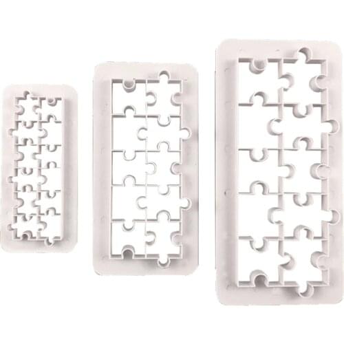 3Pcs Wedding Cake Decorating Scrapers Pastry Smoother Cream Jigsaw Embossing Baking Tools Kitchen Bread Biscuit Dessert Mold