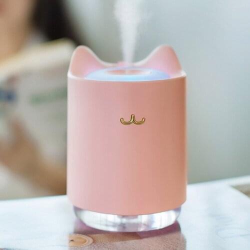 Multifunction Cute Cat Air Humidifier USB Mist Maker Beauty Replenishing Aroma Diffuser Ultra-quiet Operation Fogger