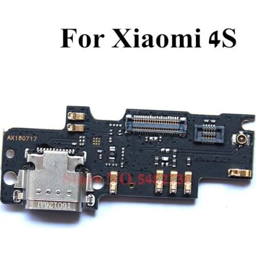 Original USB Charging Dock Port Flex cable For Xiaomi 4S mi4s Charger plug board with Microphone Replacement parts