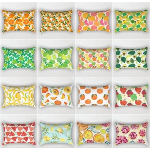 Nordic Fruit Removable and Washable Cushion Pillow Rectangular