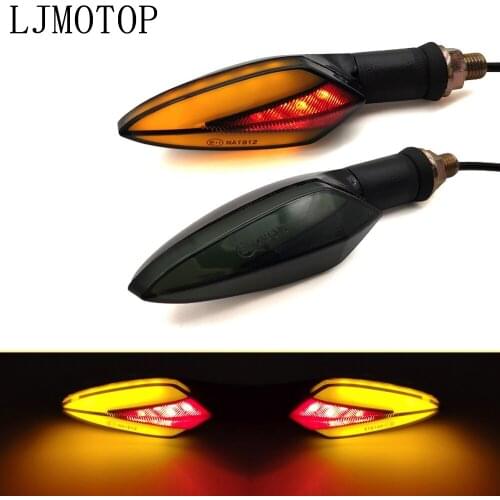 2pcs Motorcycle Led Turn Signal Lights Flashers Directional For Yamaha MT125 MT01 MT03 MT25 YZF R15 XT660 TMAX 500 TMAX 530