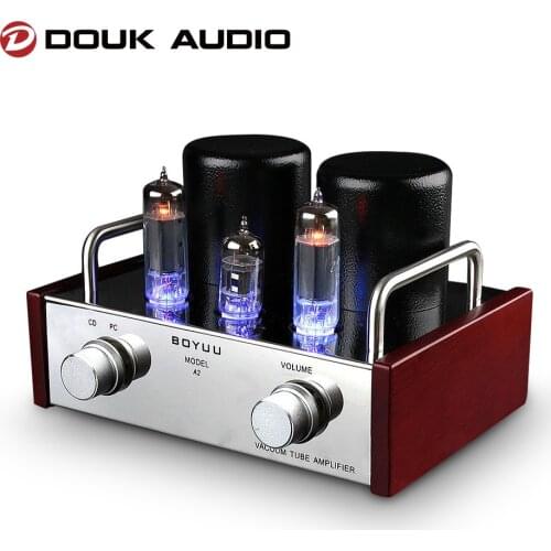 Douk Audio Mini 6P14&EL84 Vacuum Tube Amplifier HiFi Single-ended Integrated Amp