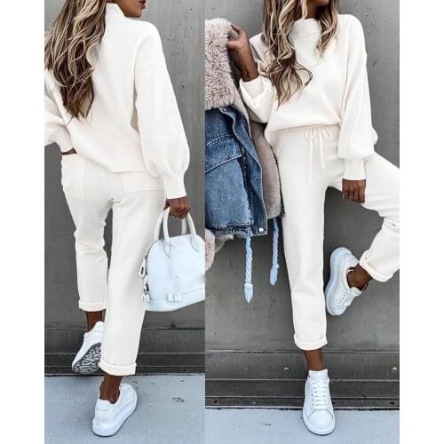 Winter Autumn Two Piece Set Tracksuit Women Velvet Plus Oversize Sweatshirts Chandal Mujer Invierno Casual Jogging Femme Suits