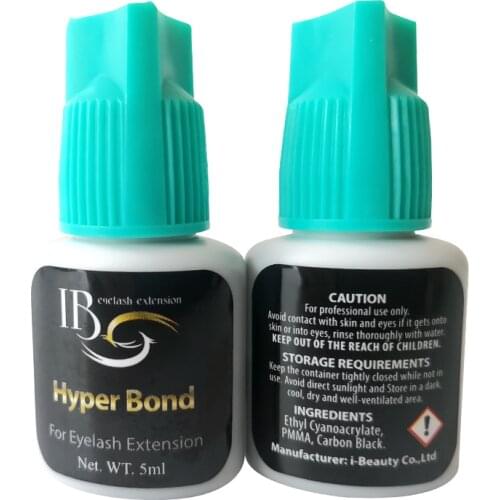 0.5 Second Glue For Eyelash Extension Black Adhesive For Russian Lashes Hyper Bond Glue for lashes Fast Drying Eyelashes Glue