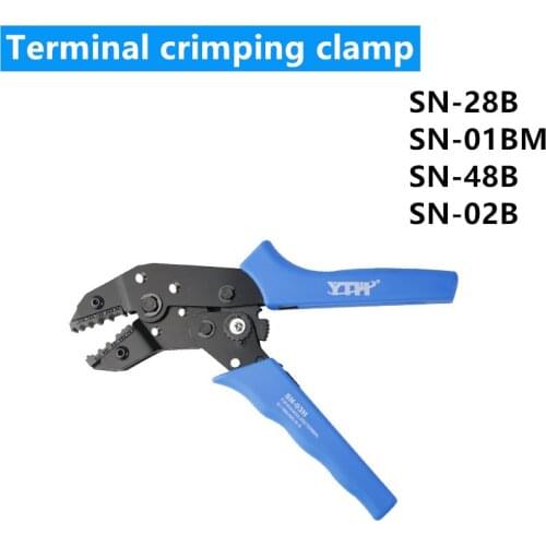 1Pcs SN-28B SN-01BM SN-48B SN-02B Terminal Crimping Tool Multifunctional Crimping Tool Electrician Cold Terminal Crimping Tool