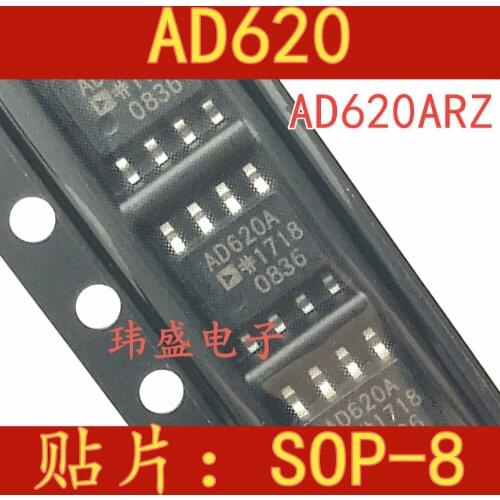 10pcs AD620 AD620A AD620AR AD620ARZ SOP-8