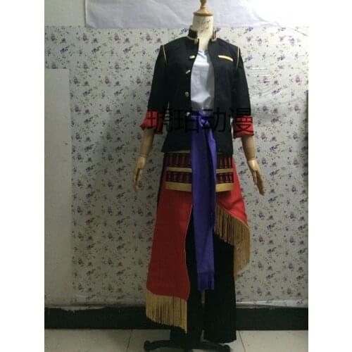 2016 Japanese Game Touken Ranbu Online Oo Kurikara Role Cosplay Costumes Clothes T-shirt & Coat & Pants Uniform Outfit