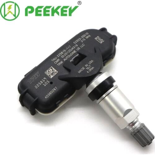CAR TPMS Tire Pressure Monitoring Sensor 52933-2S510 For HYUNDAI TUCSON KIA SPORTAGE 2014-2016 315MHZ 529332S500