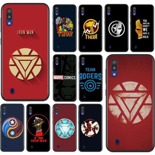 Marvel Avengers Hero Logo For Samsung Galaxy A90 A80 A70 S A60 A50S A30 S A40 S A2 A20E A20 S A10S A10 E Soft Phone Case