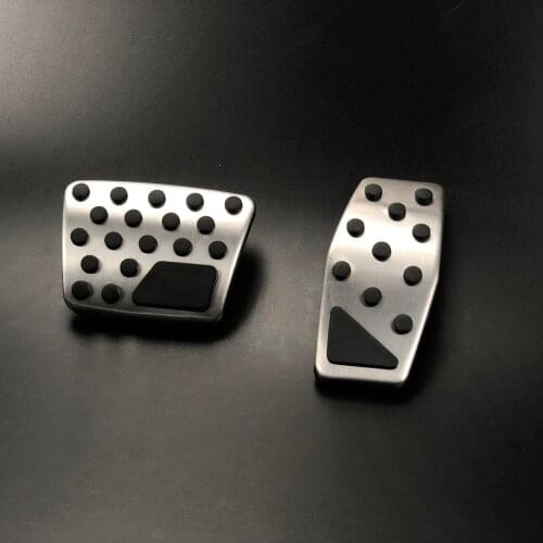 For Jeep Compass 2017 2018 Renegade 2015-2018 Fiat 500X AT Car Accelerator Brake Pedal Plate Pedals Cover Pads Accessories