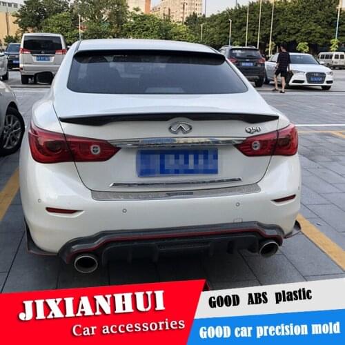 For Q50 Spoiler Carbon Fiber Material 2014-2015 m5 Performance Style Spoiler For Infiniti Q50 Spoiler