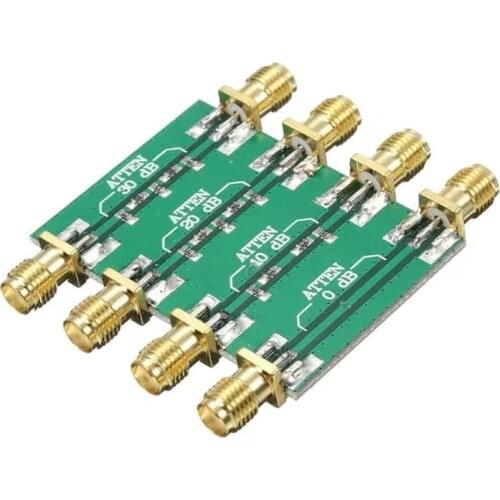 Double Female Head 0dB 10dB 20dB 30dB DC-4.0GHz 200mW DC 4.0GHz RF Fixed Attenuator