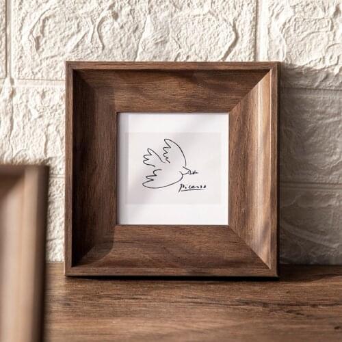 Classic Retro Photo Frame For Picture With Plexiglass Picture Frames For Pictures Wall Hanging Photo Decor Poster Frame