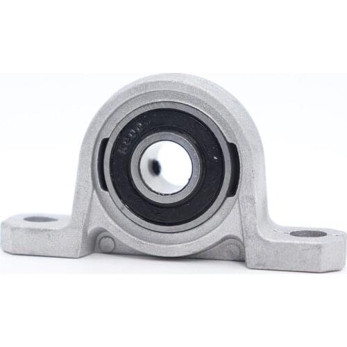 KP000 Bearing (4PCS) 10mm Shaft Support Spherical Roller Zinc Alloy Mounted Bearings Kirksite Insert Pillow Block Housing KP