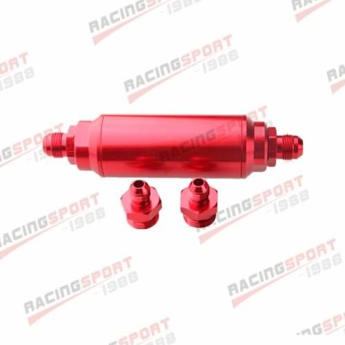 AN -8 AN8 Black Anodized Billet Fuel Filter 40 Micron