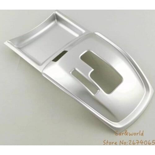 For Nissan X-Trail T32 Gear Cover Center Control Shift Panel ABS Chrome Stickers XTrail 2014 2015 2016 Car-styling Accessories