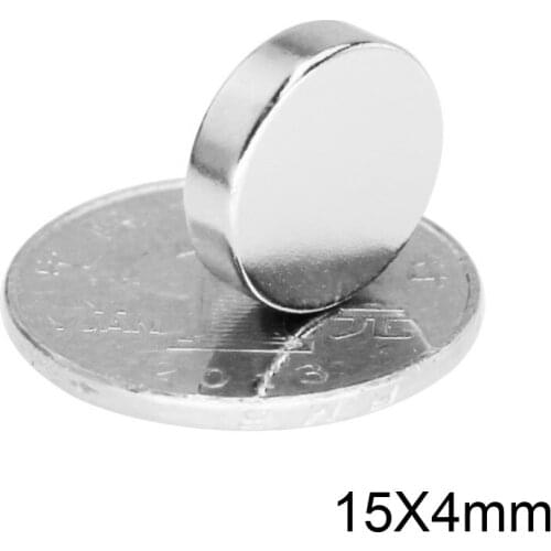 5/10/20/50pcs 15x4 mm Strong Cylinder Rare Earth Magnet 15mmx4mm Round Neodymium Magnets 15x4mm Mini Small Magnet 15*4