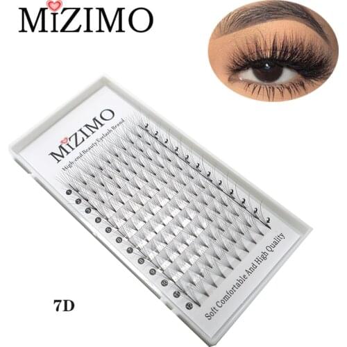 Lashes Premade Wide Fans 7D Short Stem Russian Volume Professional Eyelash Extensions Faux Mink Natural Softness Makeup tools