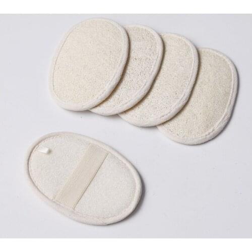 Newest Natural Bath Loofah Sponge Brush Natural Washcloth Body Brush Soft Loofah Sponge Bath Bombs For Bathroom Toiletries Tools