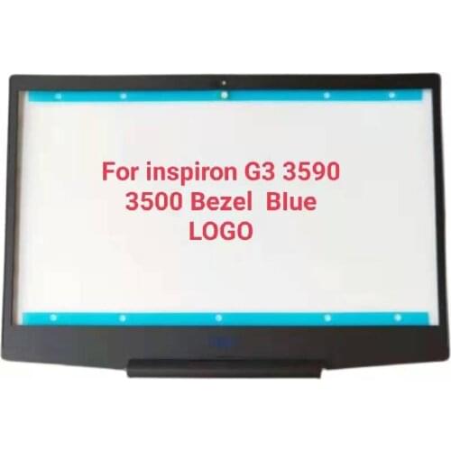 New original 07MD2F For Dell Inspiron G3 15 3590 LCD Back Cover Rear Lid Case Front Bezel Hinges Screws 747KP 7MD2F