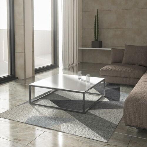 New Gray And Brown Soft Dense Fluff Home Area Rug Simplicity Geometric Modern Abstract Living Room Carpets Anti Slip Customable