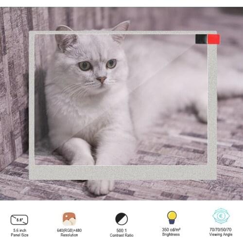 Original Innolux AT056TN53 V.1 LCD Screen Raspberry Pi Without Touchs For Digital Photo Frame 5.6 Inch 640(RGB)×480 LCM Module