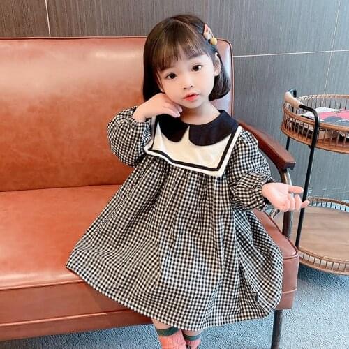 Girl Dress Kids Baby Gown 2021 Black Spring Autumn Toddler Outwear Party Wedding Princess Tutu Dresses Cotton Children Clothing