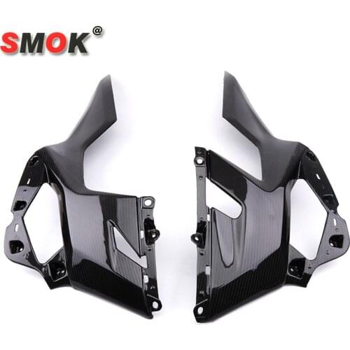 SMOK FOR Kawasaki Ninja 400 Modified Carbon Fiber Case Kawasaki Ninja 400 Middle Side Plate 2018 2019