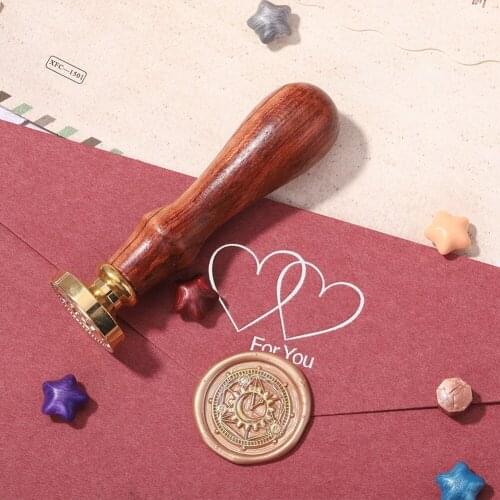 25mm retro wax seal seal machine pattern seal set replacement copper head DIY tool set invitation envelope seal decorative seal