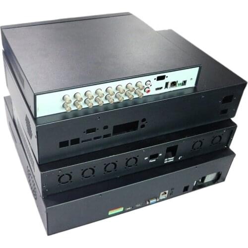 DVR NVR chassis PC case metal sheet SPCC/SECC 0.7mm thickness enclosure DIY custom service wholesale price