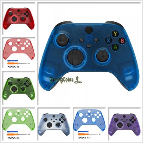 Replacement Front Housing Shell Custom Cover Faceplate for X-box Series S Controller - Controller NOT Included#FX3M502-FX3M506