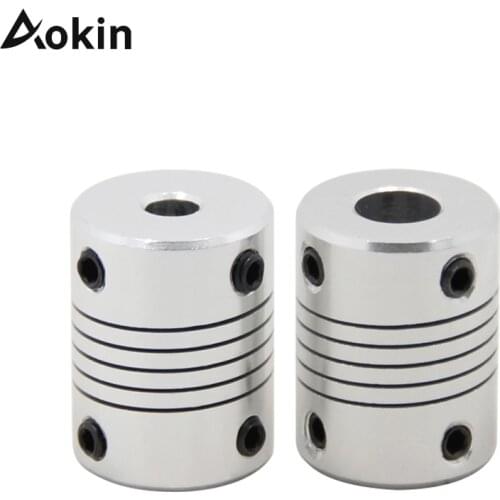 3D Printer Parts Accessory Stepper Motor Aluminum Alloy Z Axis Flexible Coupling Coupler Shaft Couplings 12 Sizes Free Shipping