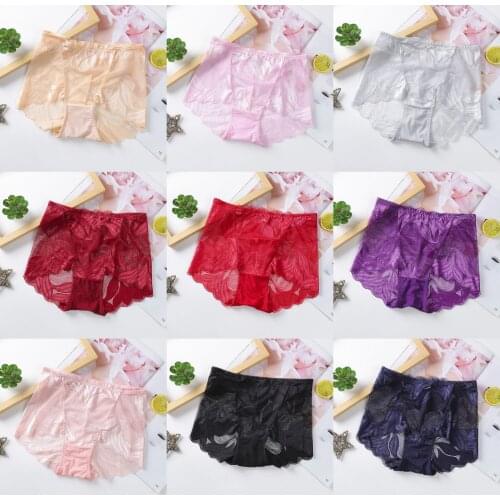 Womens underwear plus size sexy lace seamless female panties middle waist abdomen in ladies lingerie comfortable high quality