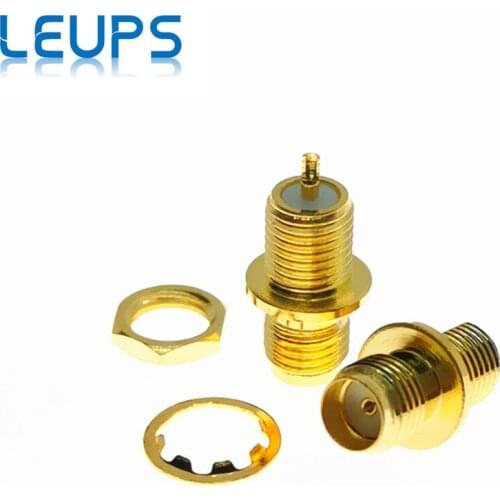 100PCS SMA Female Nut Bulkhead Handle Deck Clip Solder RF Connector