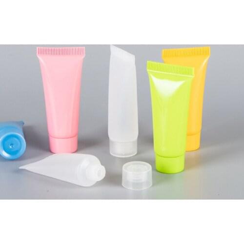 200pc 5/10ml Soft Tube keratin shampoo and conditioner Squeezable Bottle Refillable Containers Cream Lotion for skin Empty Tubes